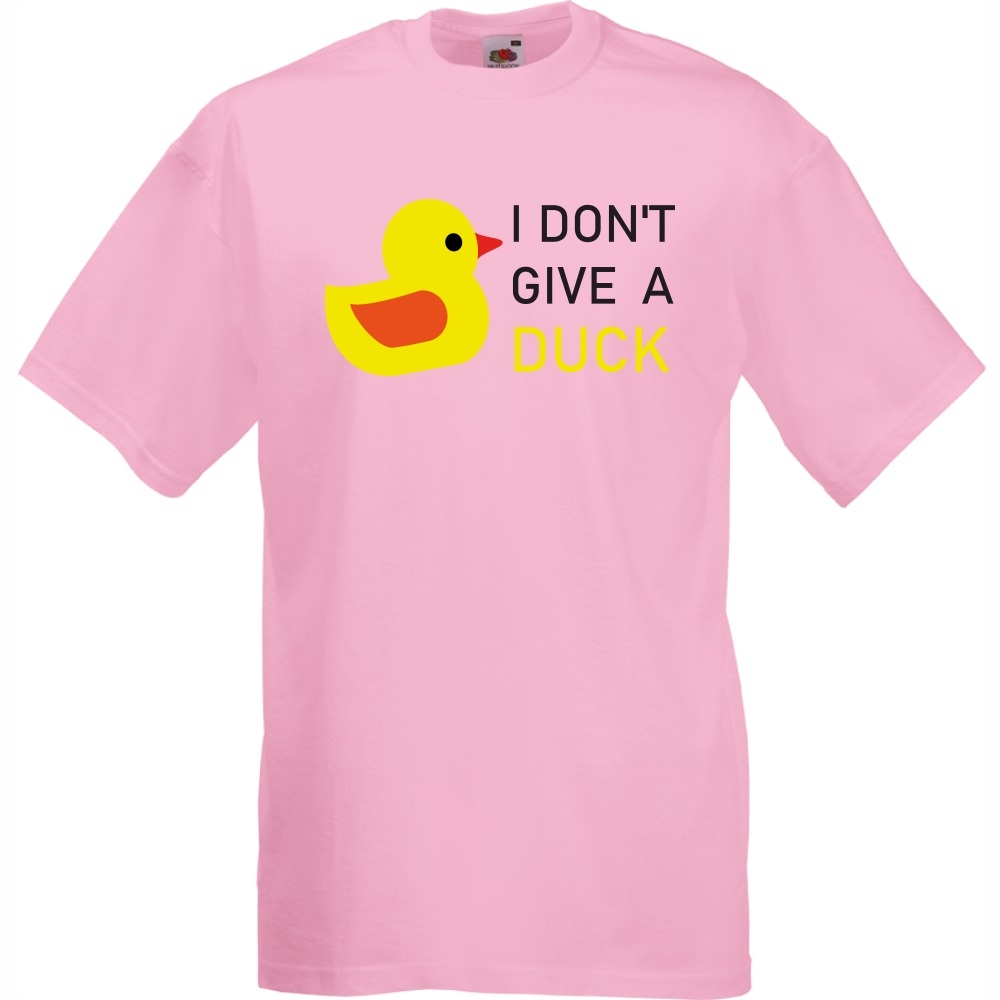 

Koszulka zabawna dont give a duck XXL różowa