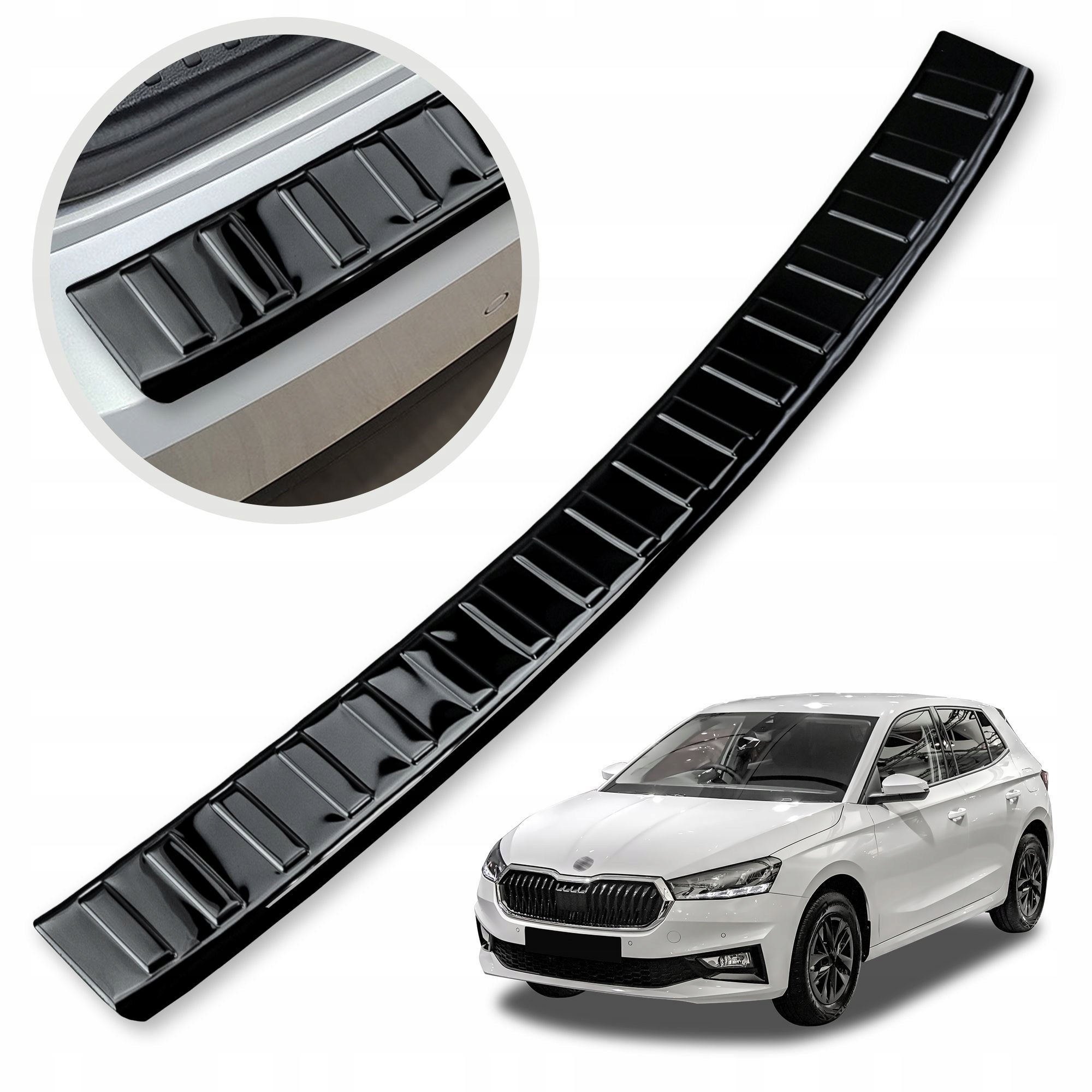 Ochranná lišta na zadný nárazník pre Škoda Fabia IV 2021- Hatchback