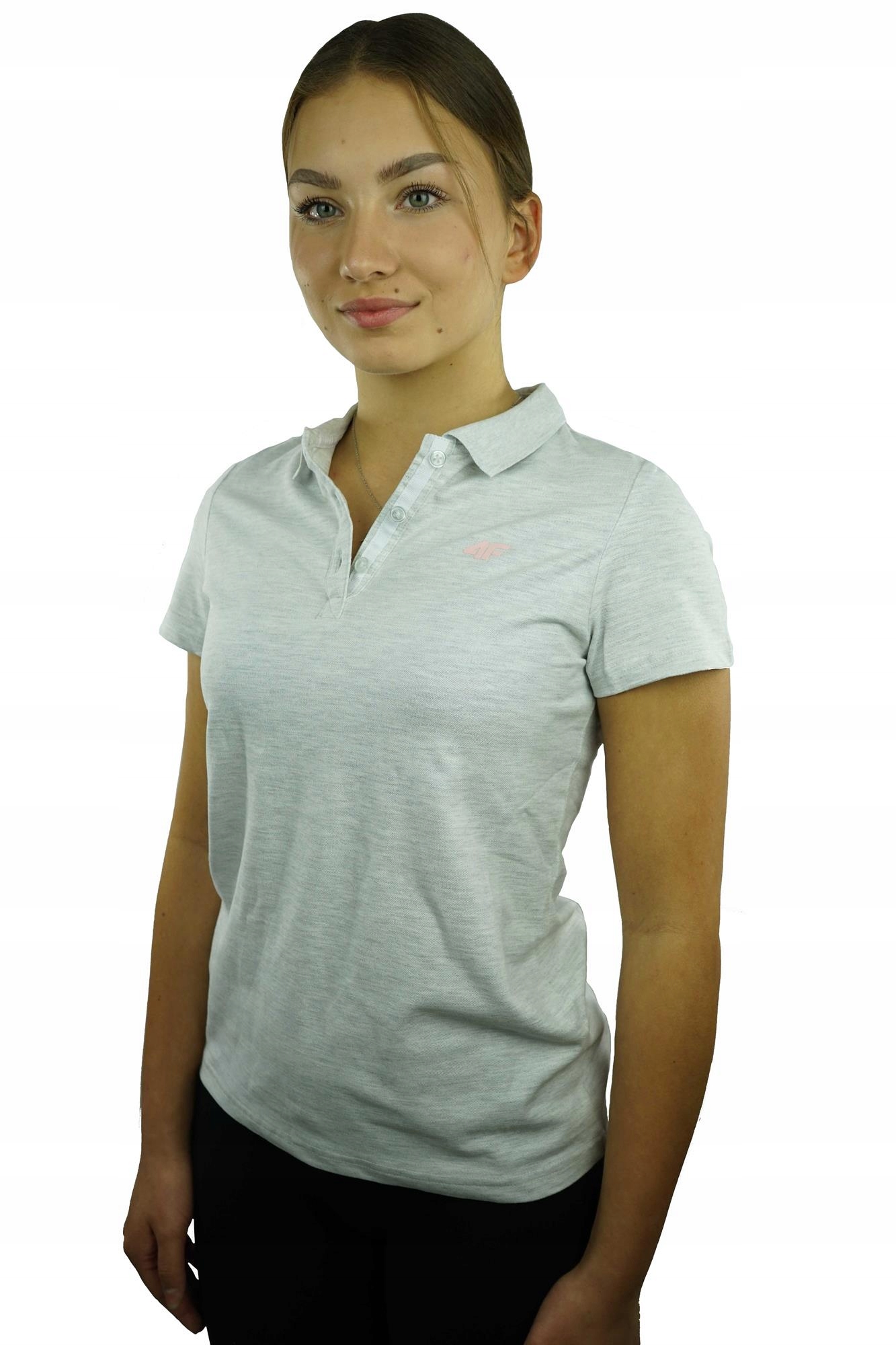 4F KOSZULKA DAMSKA POLO BAWEŁNA NOSH4 TSD007-10M Płeć kobieta