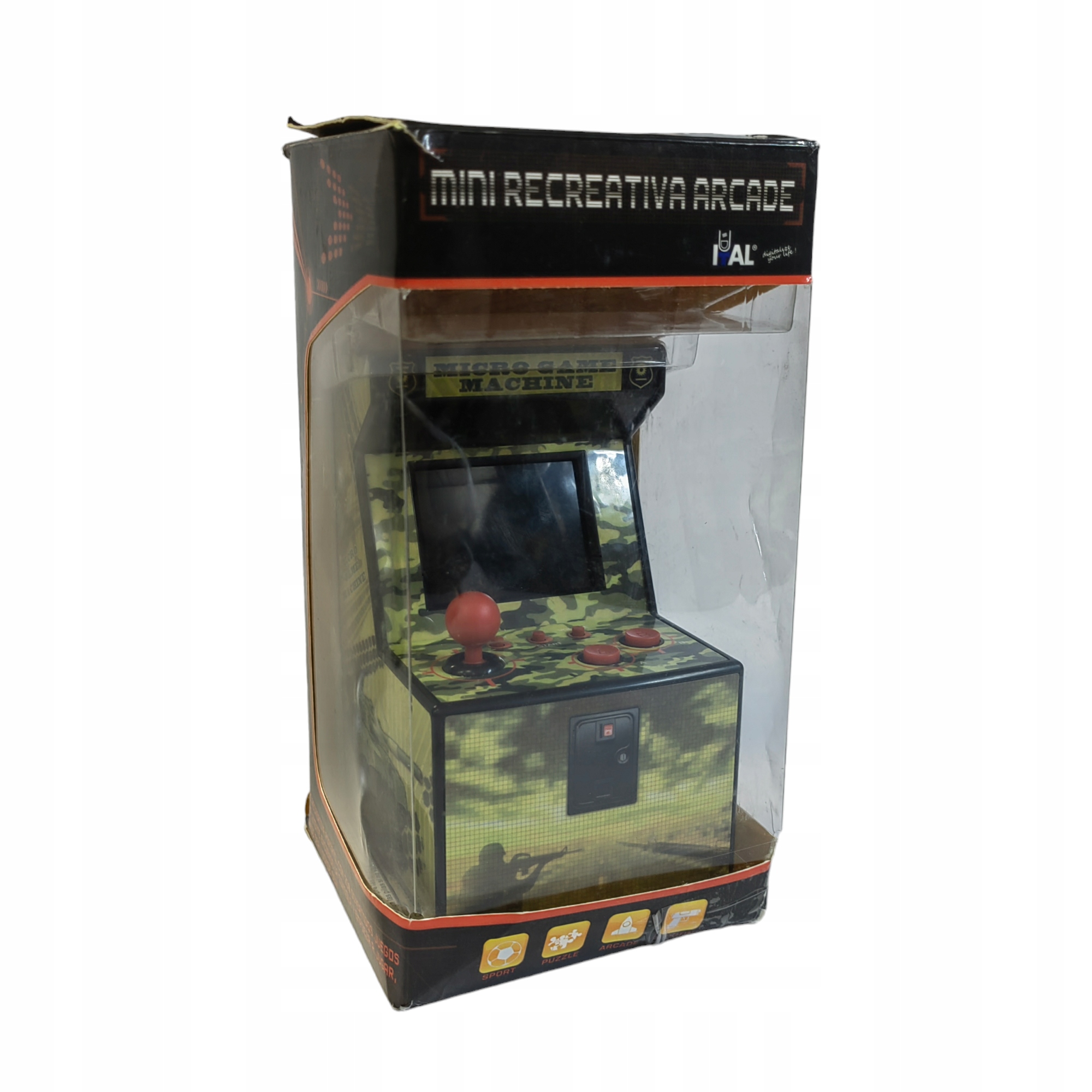 Mini Automat Maszyna Arcade Uszkodzone gniazdo baterii