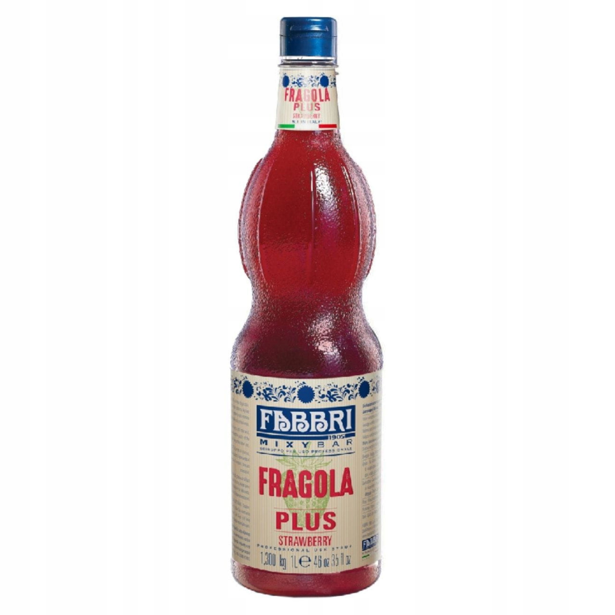 Fabbri Włoski Syrop Barmański Truskawkowy Plus 1000 ml