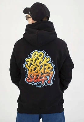 Mikina Motive S Kapucí Yourself černá