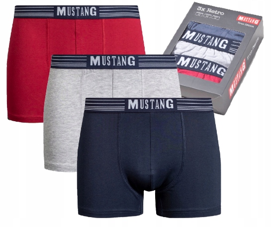

Bokserki Mustang True Denim 3-pack r. XL