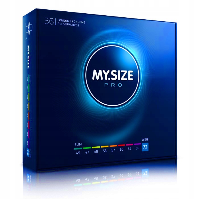 

Prezerwatywy My.size Pro 72 mm rozm. XXL 36 szt.