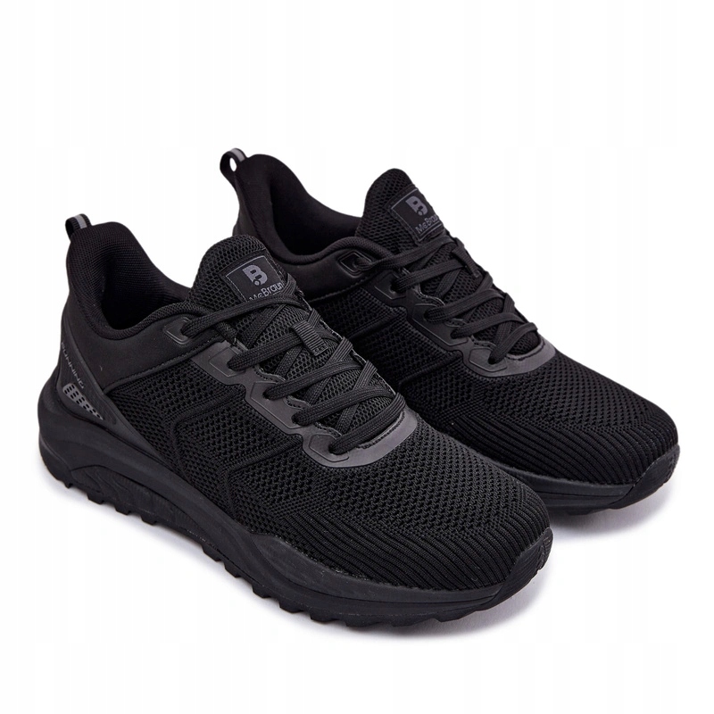 Pánské Sportovní Tenisky, Pohodlné, Lehké, Prodyšné, Černé, Velikost 44