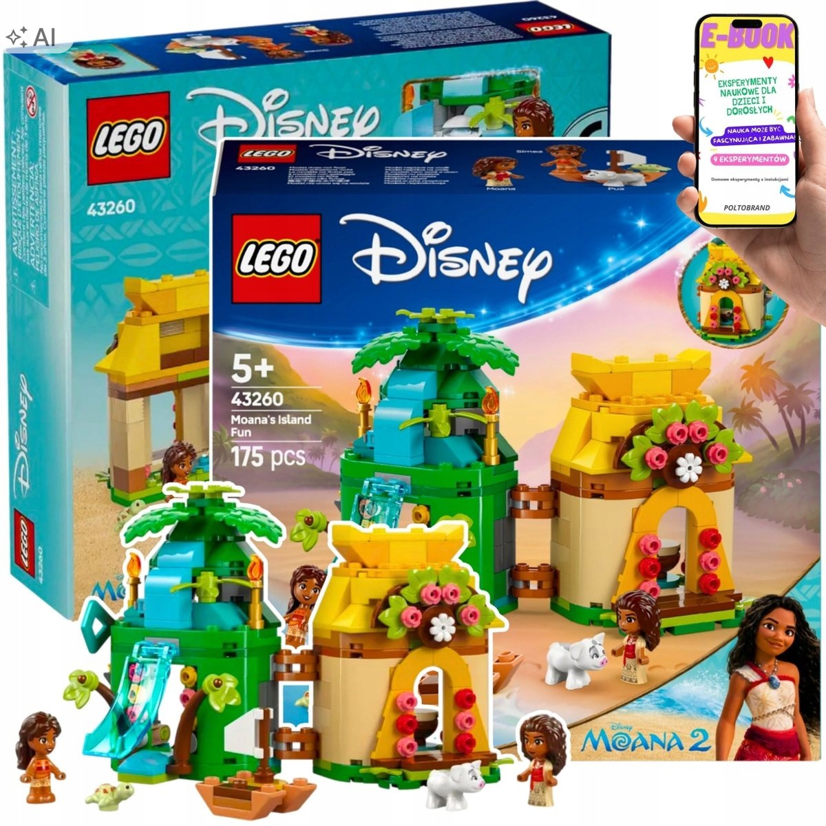 Lego Klocki Disney Vaiana Zabawy Wyspie Dla Dziewczynki Ebook