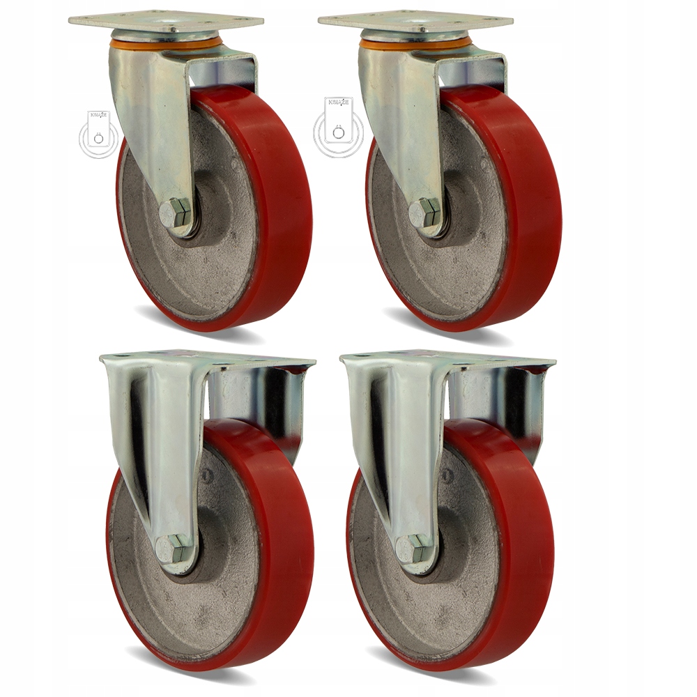 13HZPU125K2 Kolo fi125 vozík regál komplet 4 ks