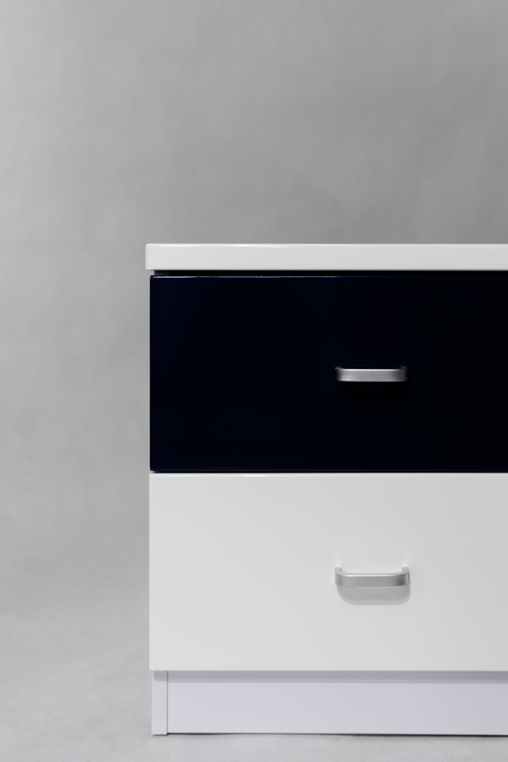 Szafka nocna granat/biały POŁYSK Marka inna