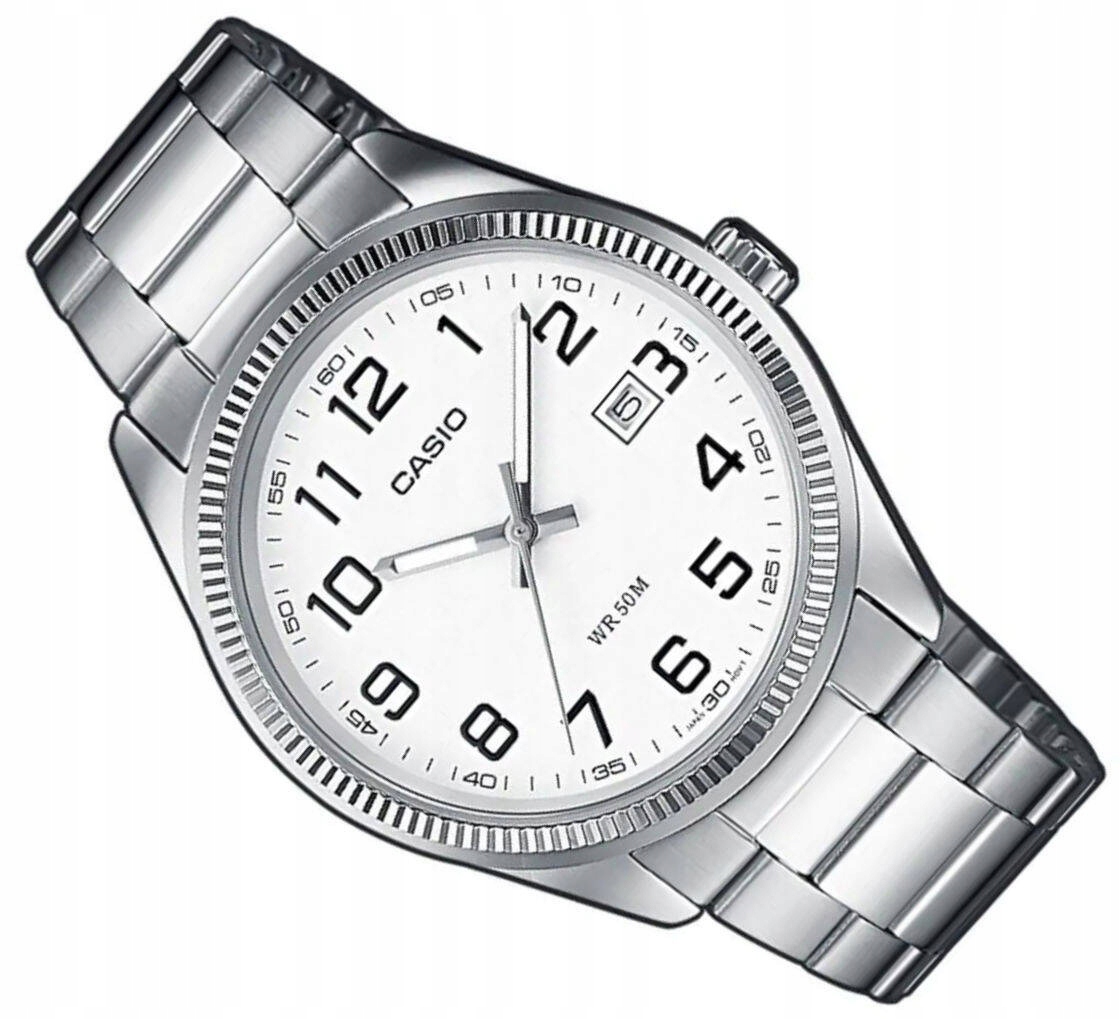 Klasické Pánské Vodotěsné Hodinky Casio MTP-1302PD -7BVEF S Čitelnými Číslicemi