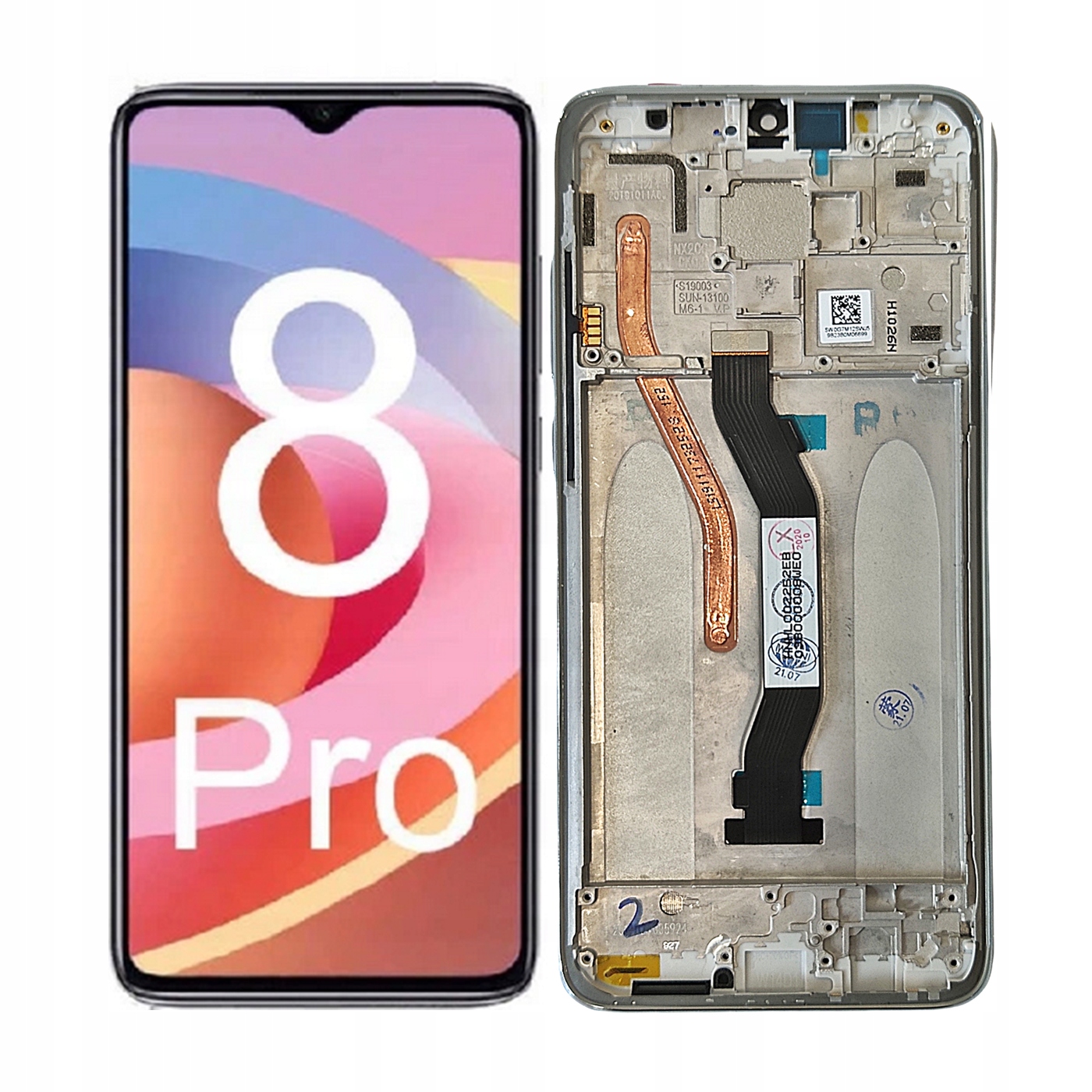 WYŚWIETLACZ EKRAN LCD DO XIAOMI NOTE 8 PRO DUAL RAMKA