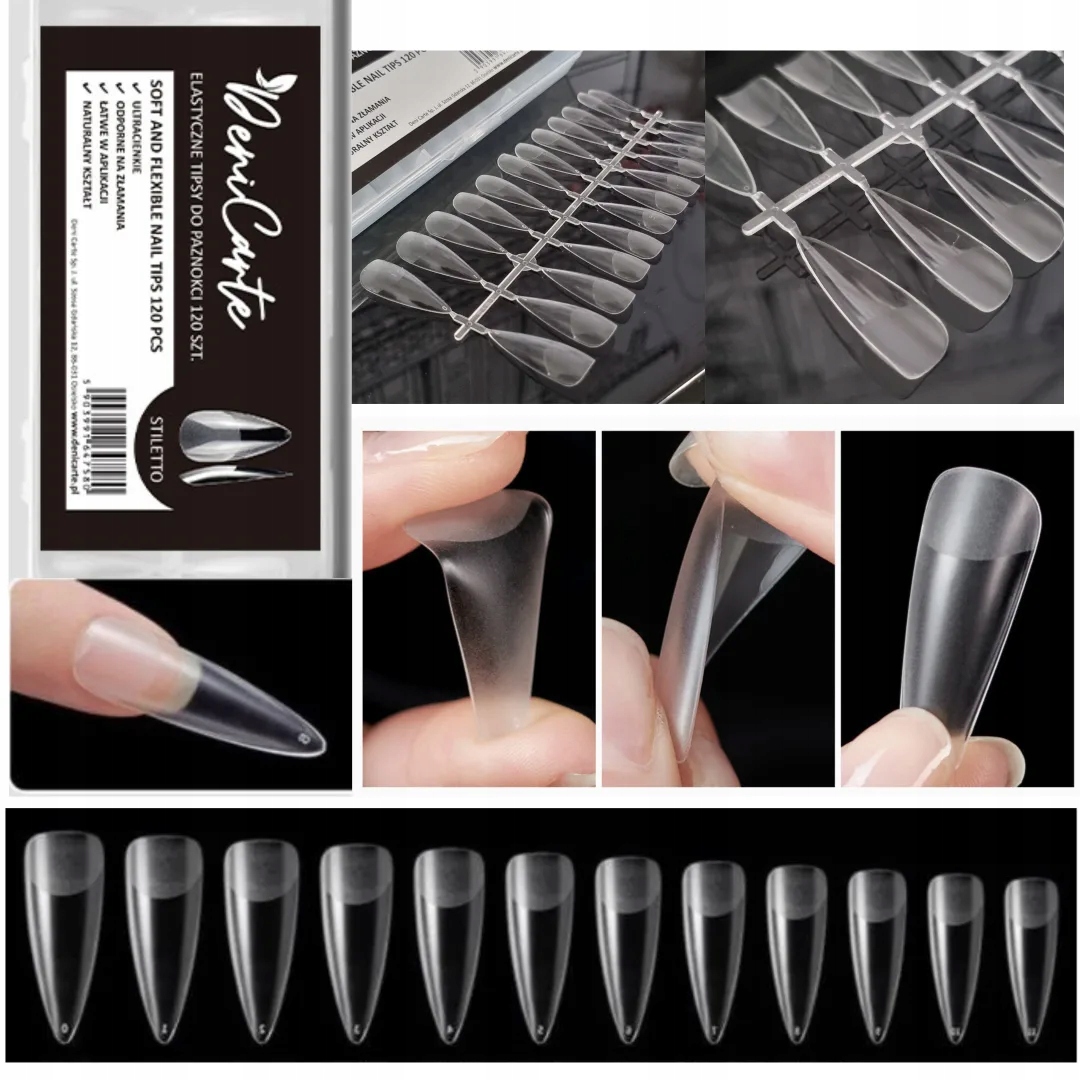 

Tipsy Flexible Bezbarwne 120SZT Stiletto
