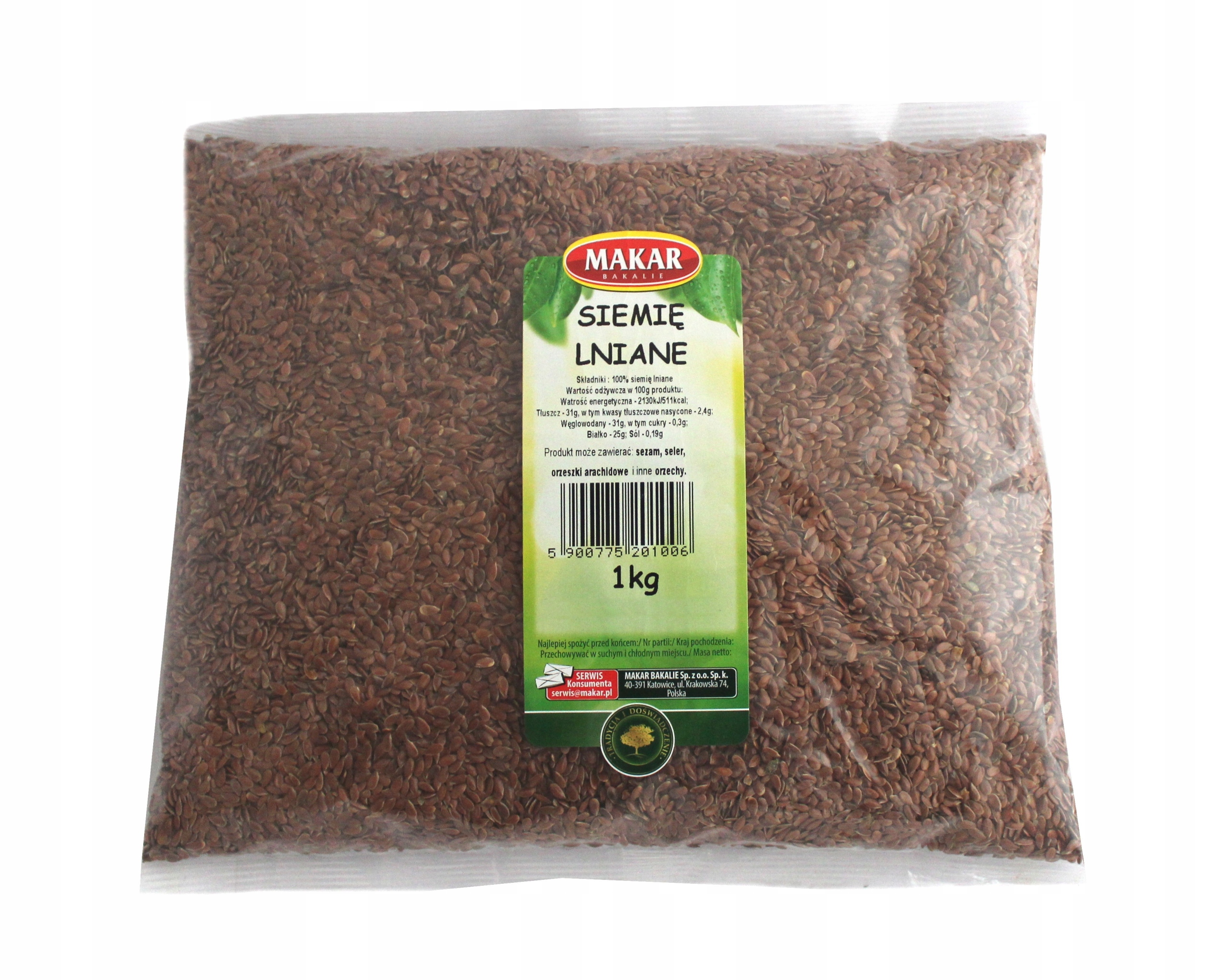 

Makar Len - siemię lniane 1kg
