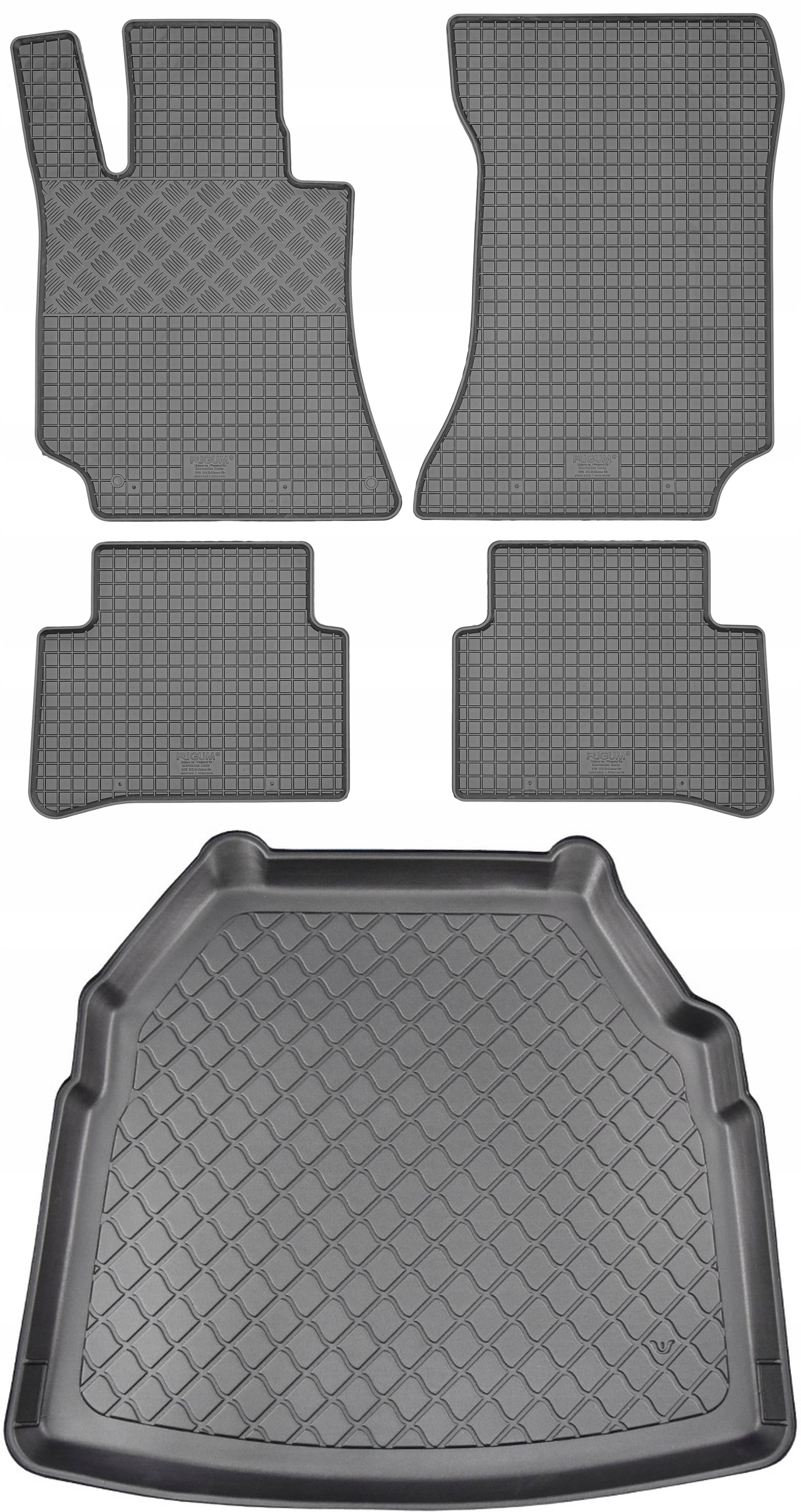 Mercedes E-Klasa W212 Cabrio 10-16 Sada Gumové rohože rohož