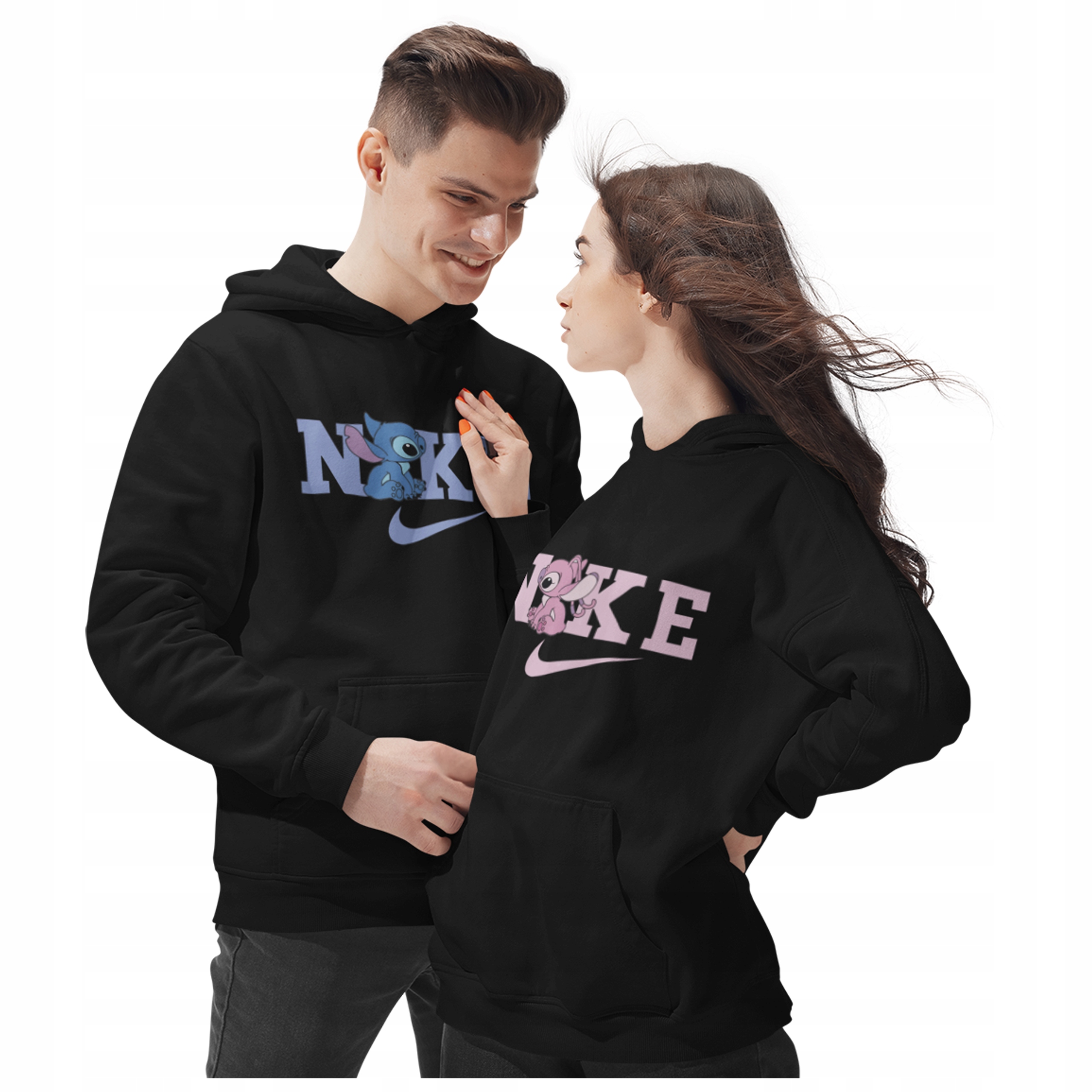 

Bluzy Dla Par Stich Zestaw z kapturem XL
