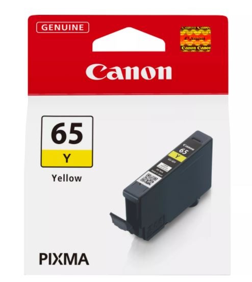 Inkoustová náplň Canon CLI-65, 295 stran žlutá