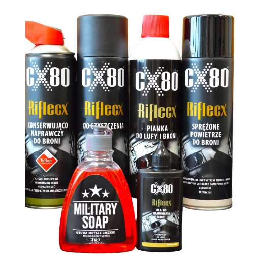 Duży zestaw do czyszczenia broni Riflecx