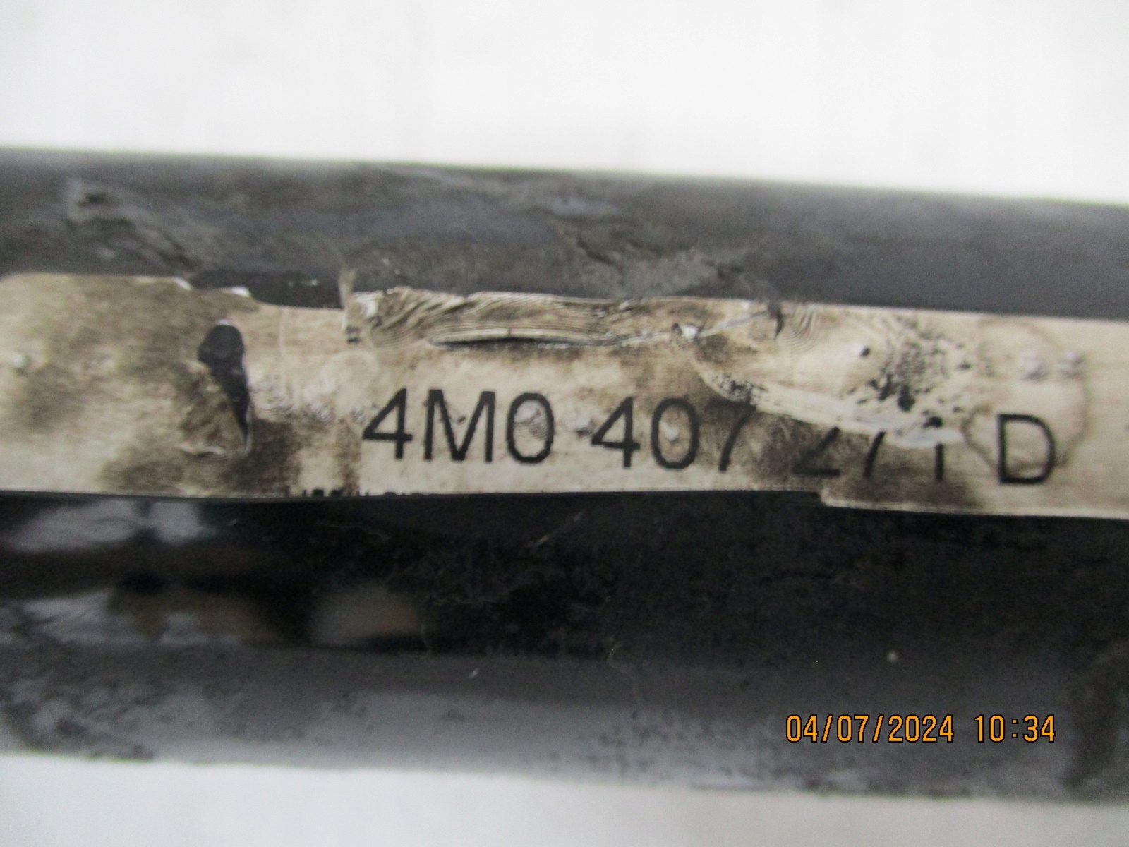 semi-axis front AUDI Q7 4M0407271D left