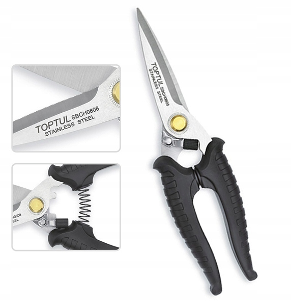Univerzální Technické Nůžky Na Drátěný Kabel Z Plastové Kůže Toptul