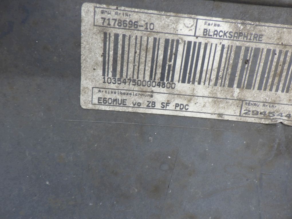 BMW 5 E60 E61 LIFT 2007- Frontstoßstange