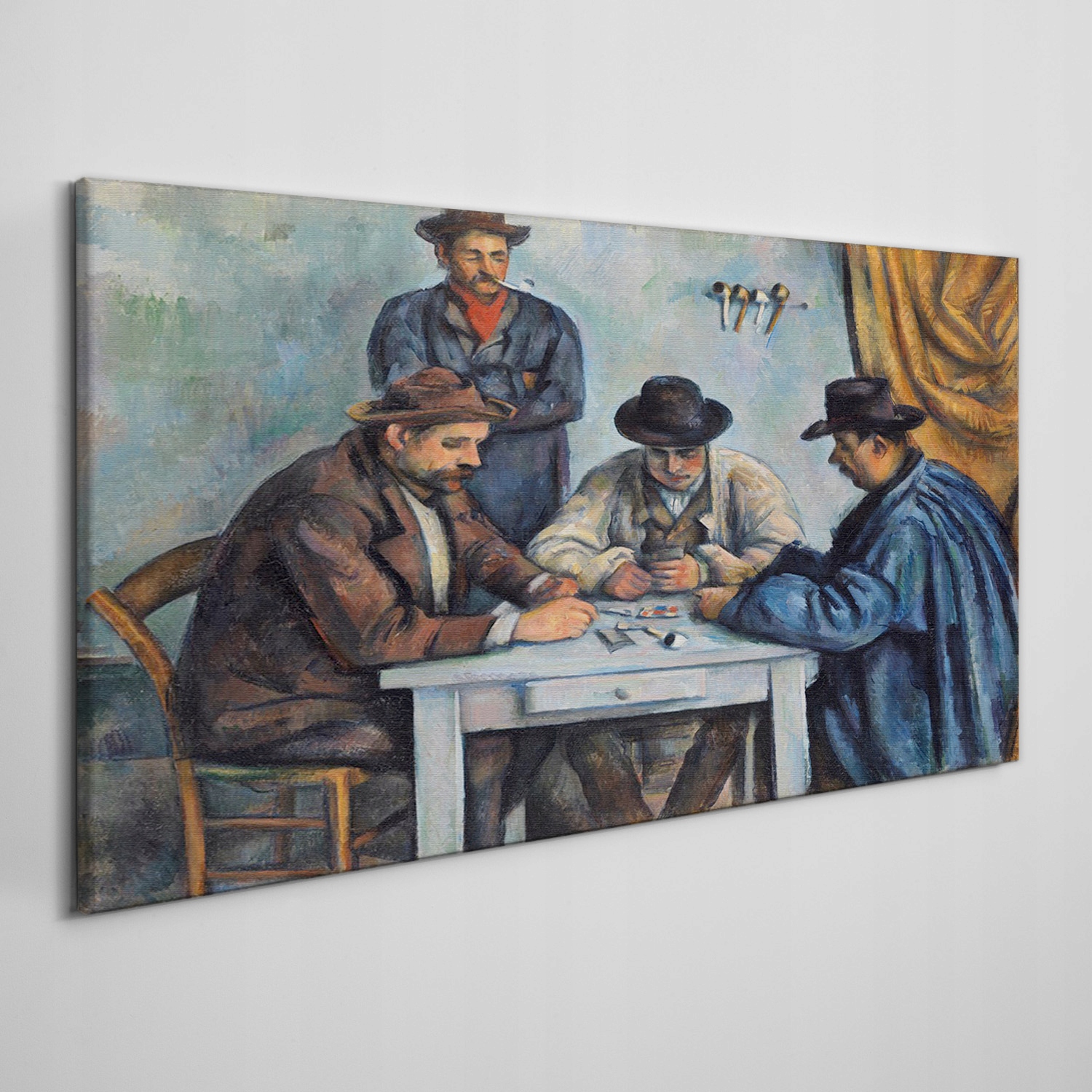 

Obraz na płótnie Gra w karty malarstwo 140x70 cm