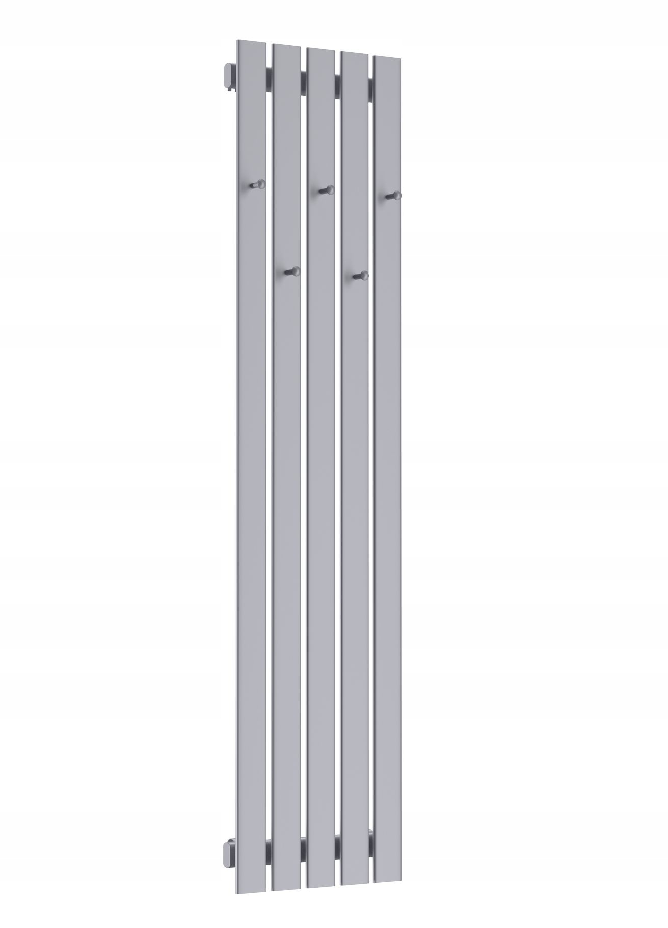 Dekoratívny panelový radiátor Hook 180x22 Strieborný