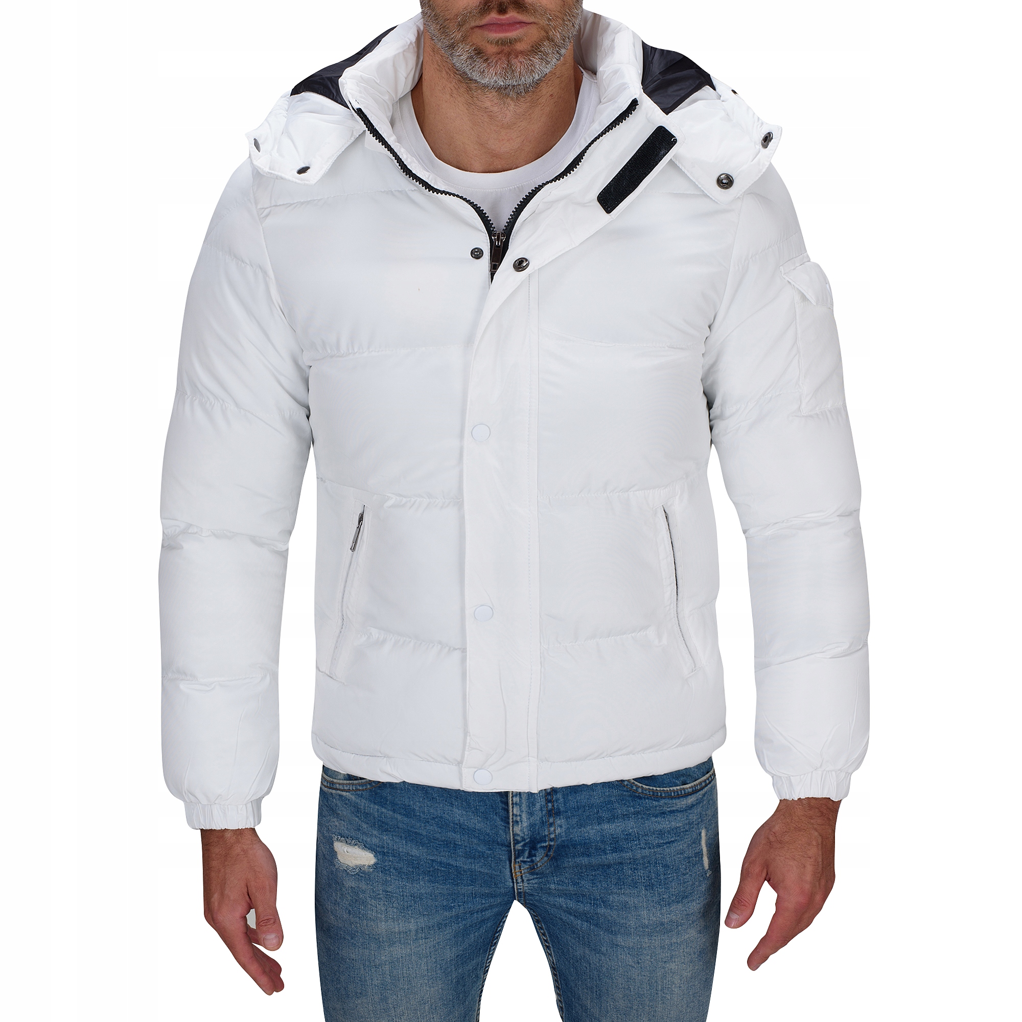 JP1162 vel. XXL Pánská Zimní Prošívaná Bunda Brand