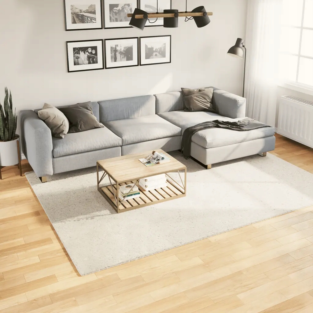 vidaXL Koberec Oviedo krátký vlas béžový 200 x 280 cm
