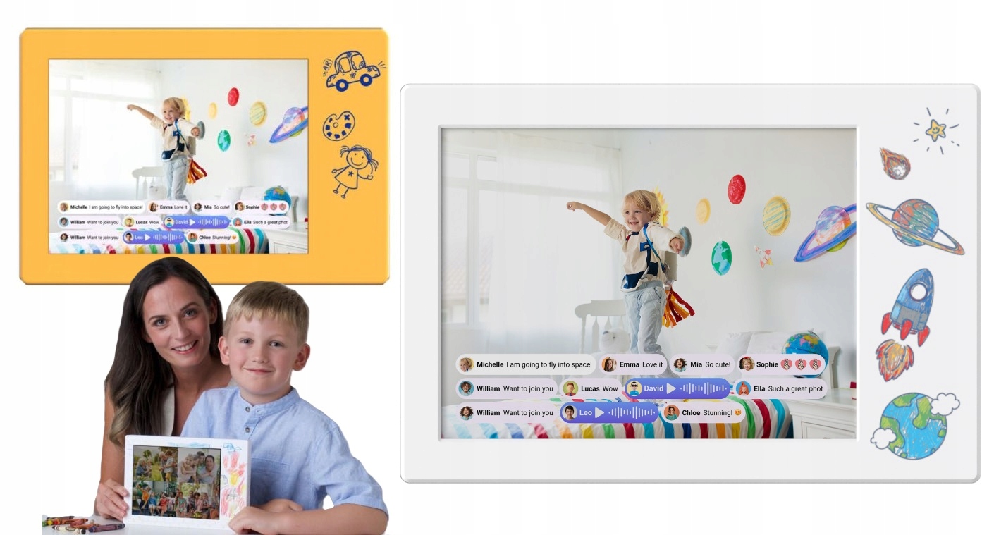 Rámeček 2v1 WiFi 9'' MyFirst 1067x800 Vestavěná paměť 32GB