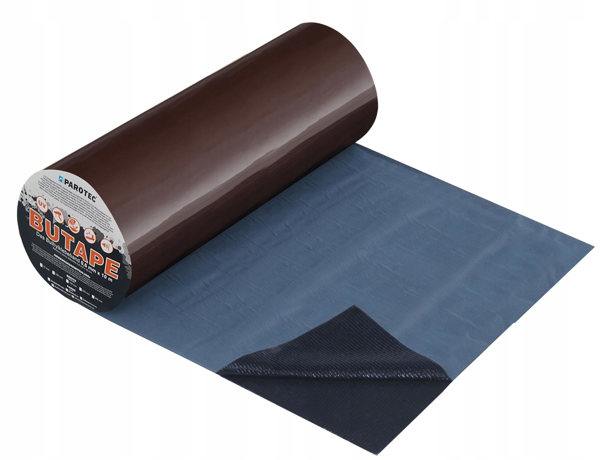 Butape Butylová páska Dekarska 300 mm x 10 m Hnědá Těsnící okenní střecha