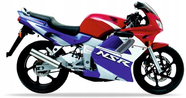 Samolepky Na Motorku Juula Pro Honda Nsr 125 2001-2002 Červená Modrá