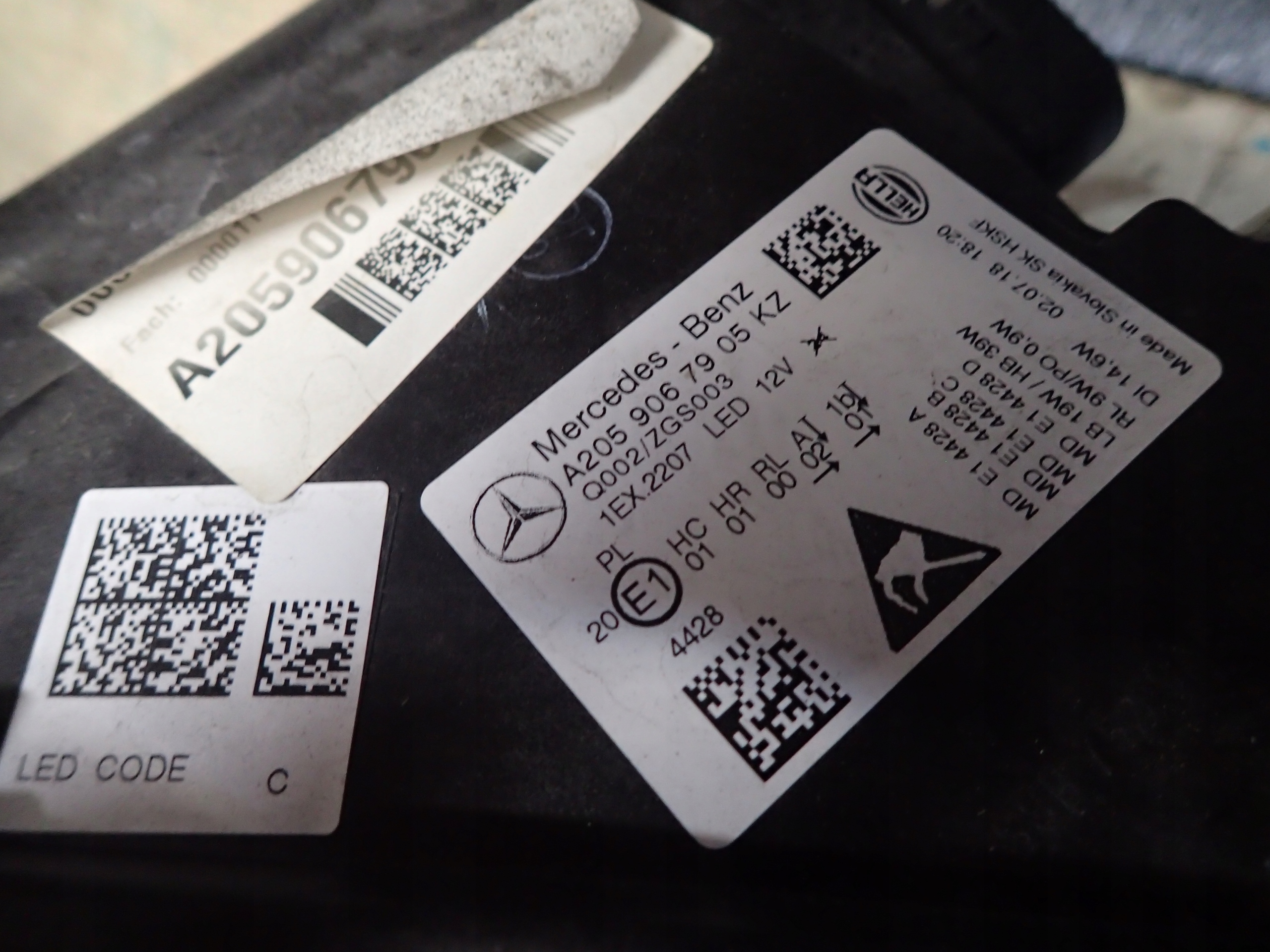 LAMPA LAMPY MERCEDES C KLASA W205 FULL LED LIFT Producent części Mercedes-Benz OE