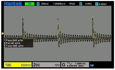 DSO2C10 oscyloskop cyfrowy 2x100MHz Hantek Szerokość pasma 100 MHz