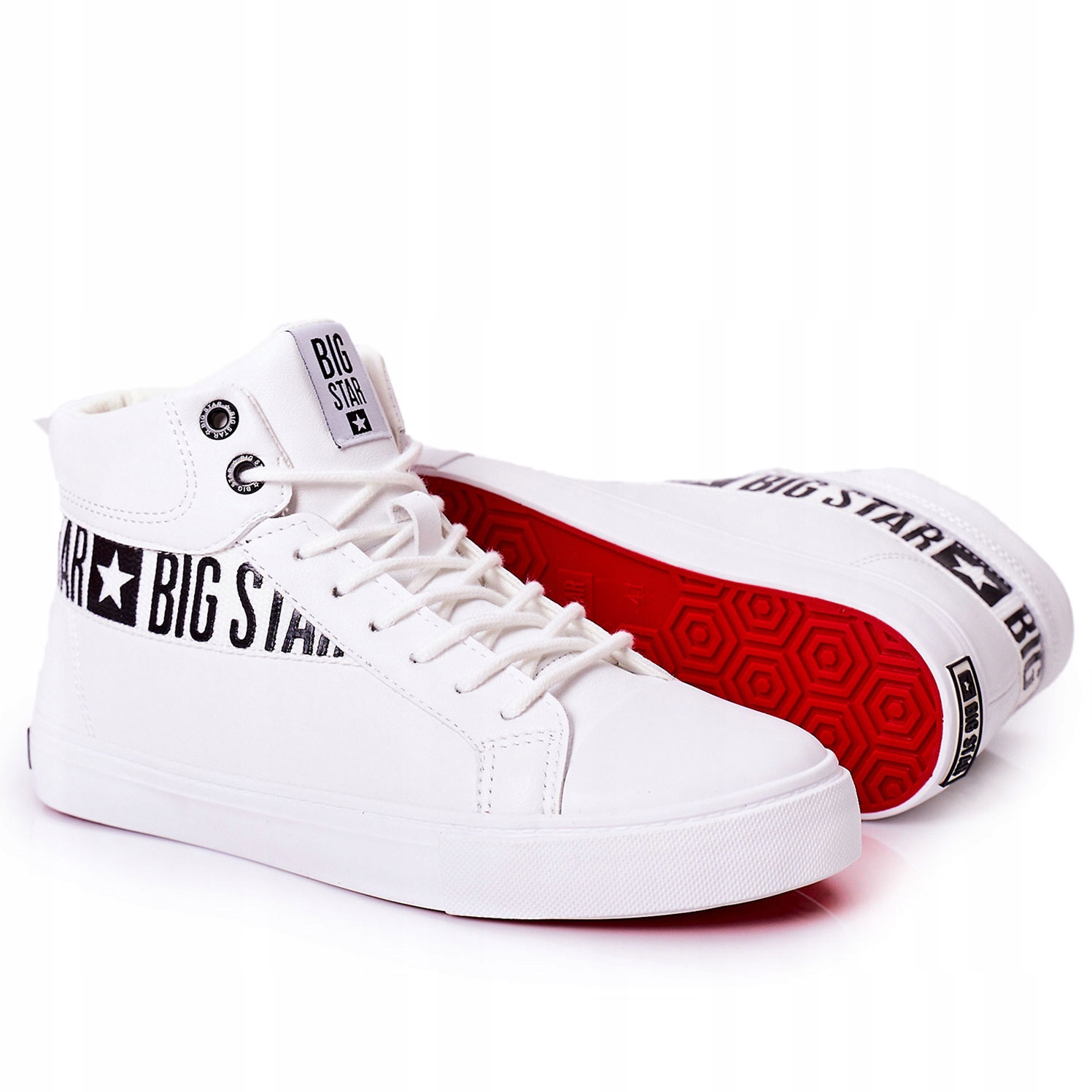 

Wysokie Męskie Trampki Big Star EE174340 Białe 43