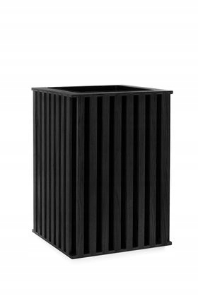 Donica z lameli dębowych kwadrat 45cm KOLOR