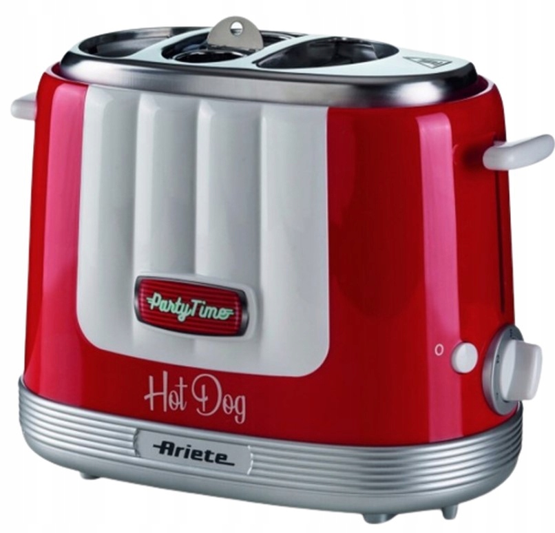 Přístroj na hot dogy, hotdokovač Ariete 206/00 650 W červený (červená)