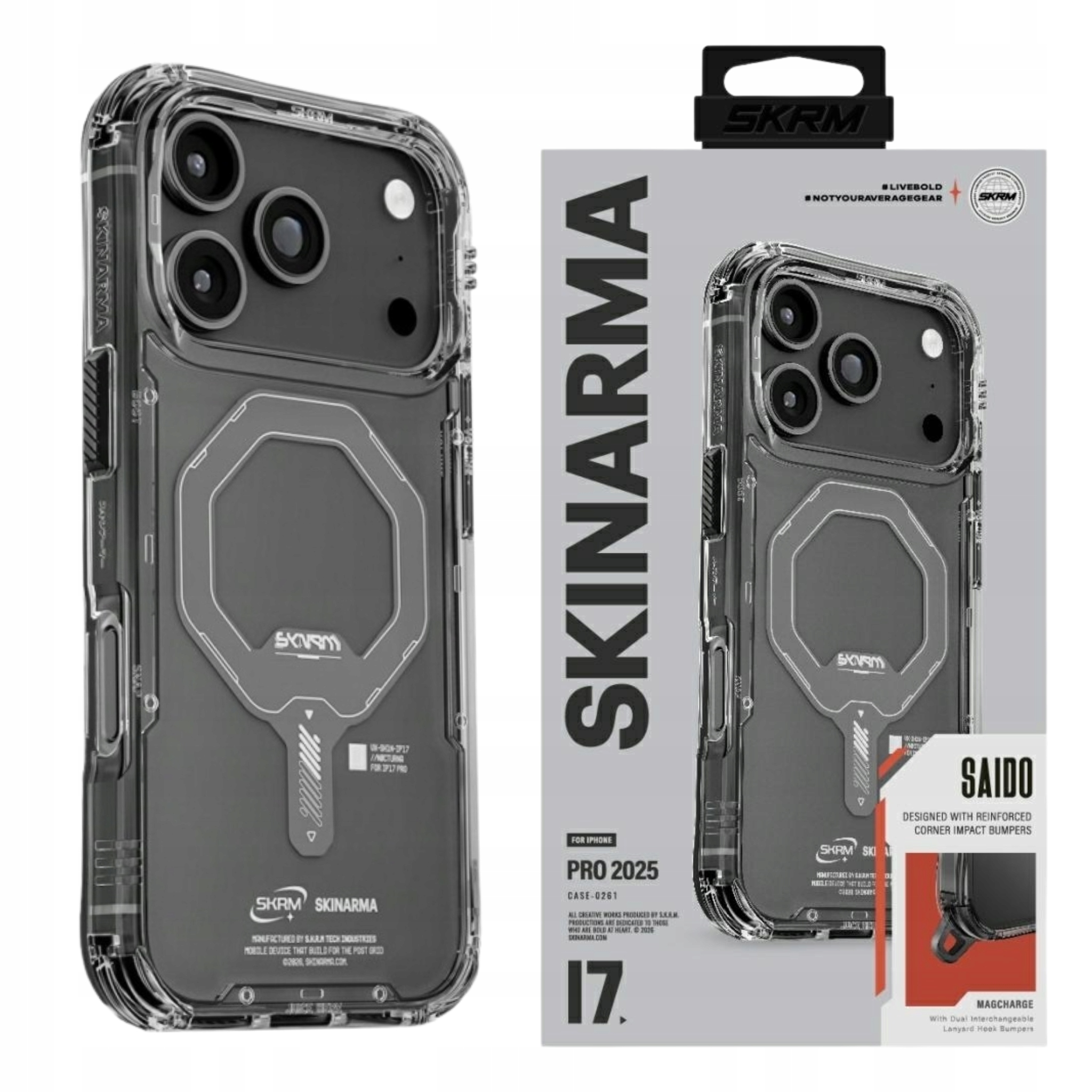 Etui do iPhone 17 Pro Skinarma Saido MagSafe Case Pancerna Obudowa