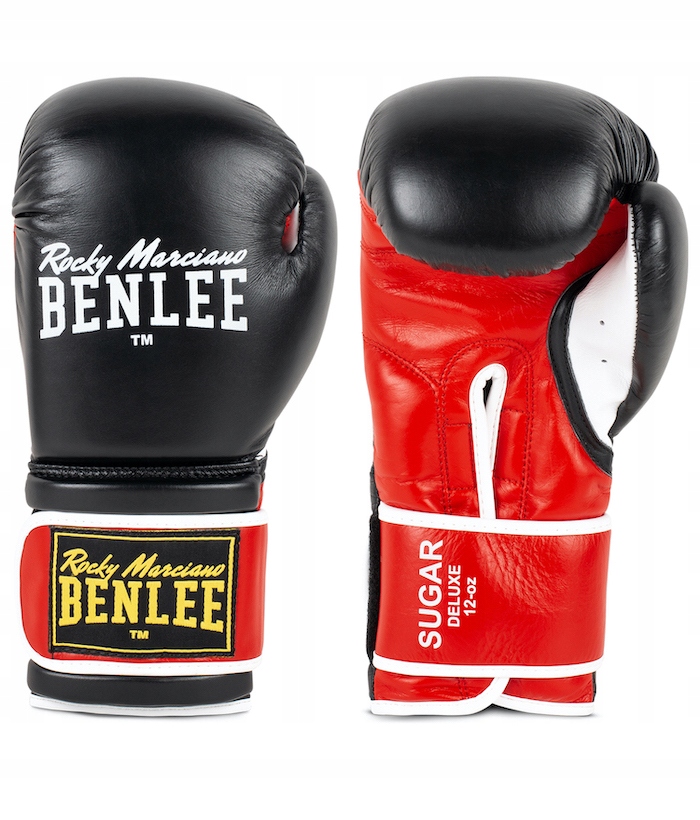 Skórzane Rękawice Bokserskie Benlee Sugar De Lux Sparingowe Boks _10 oz.