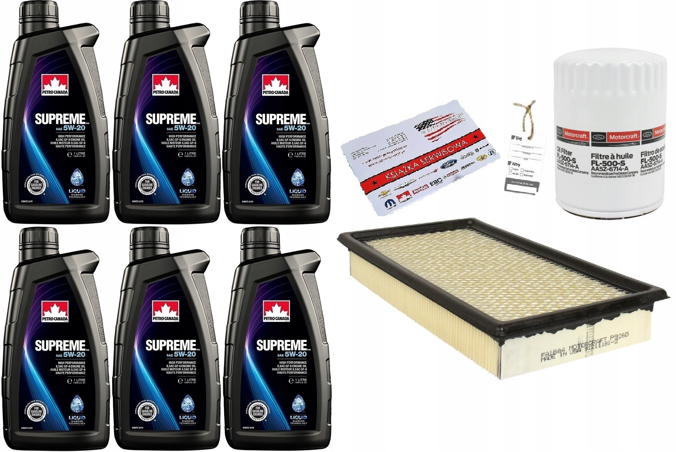 PETRO-CANADA 5W-20 6L + FILTRY EXPLORER 3,5 11-19