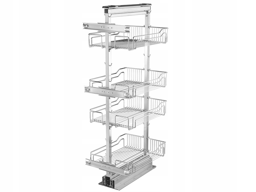 Cargo Maxi 60 Srebrne 4 Poziomy Miękki Domyk Nomet