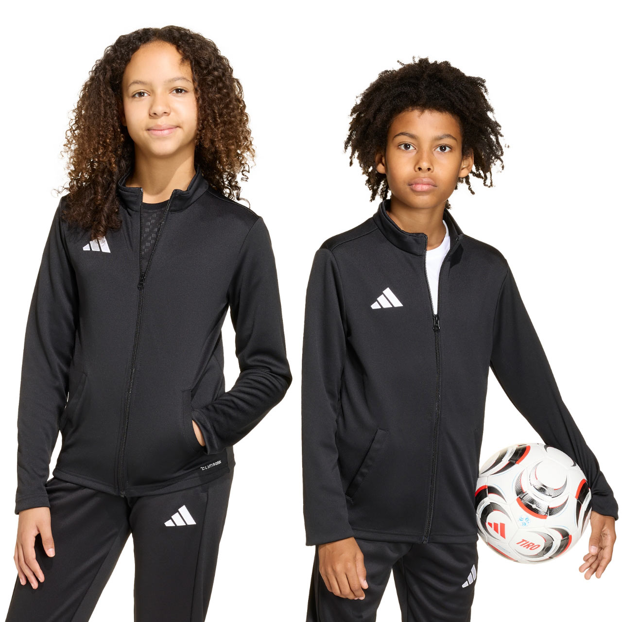 Dětská mikina adidas Entrada 26 Track černá JZ6608 Velikost 128 cm