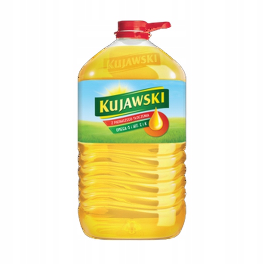 Levně Řepkový olej z prvního lisování Kujawski 5 l