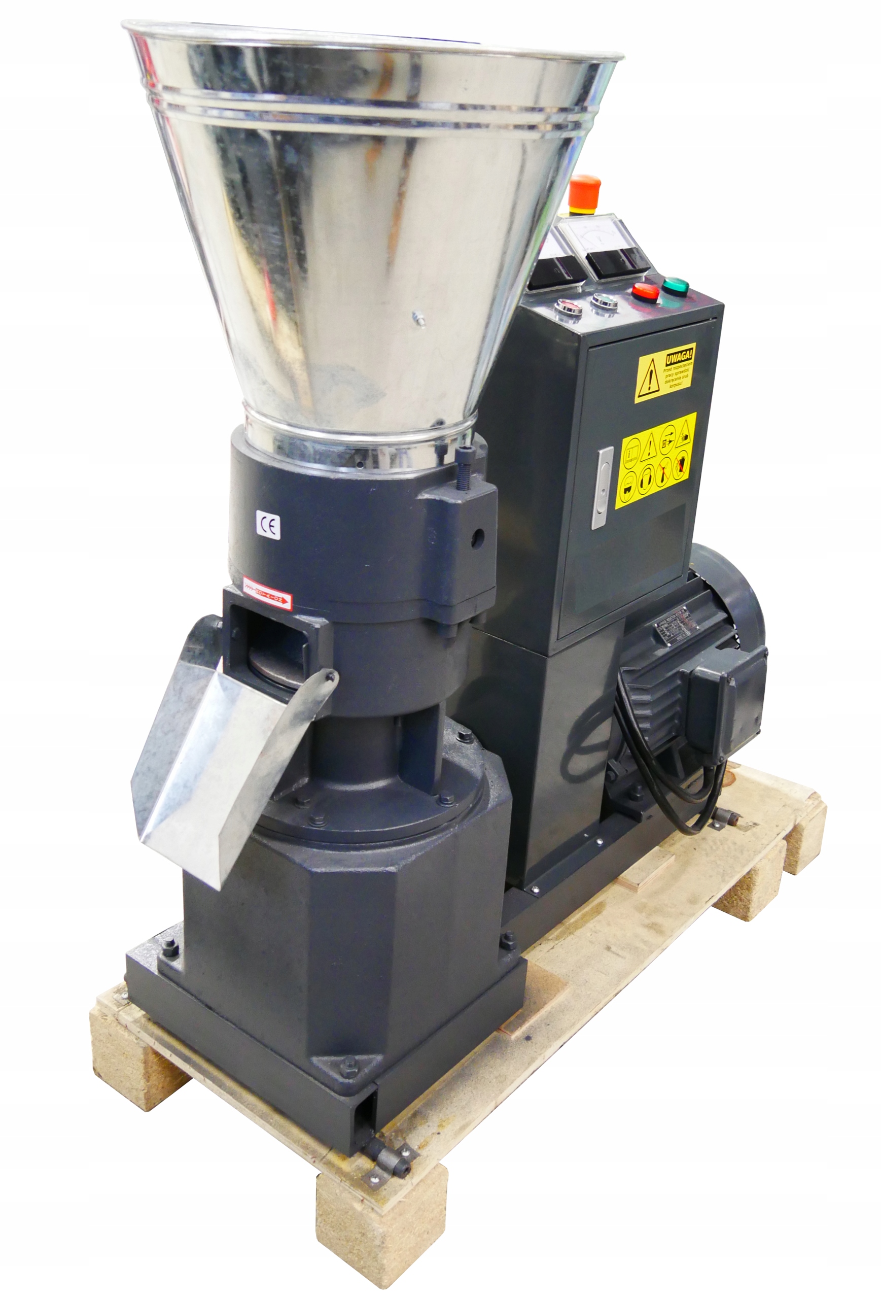 PELLECIARKA 7,5 KW DO 150 KG/H DO GOSPODARSTWA DOMOWEGO NA WŁASNY UŻYTEK Wydajność maksymalna 150 kg/h