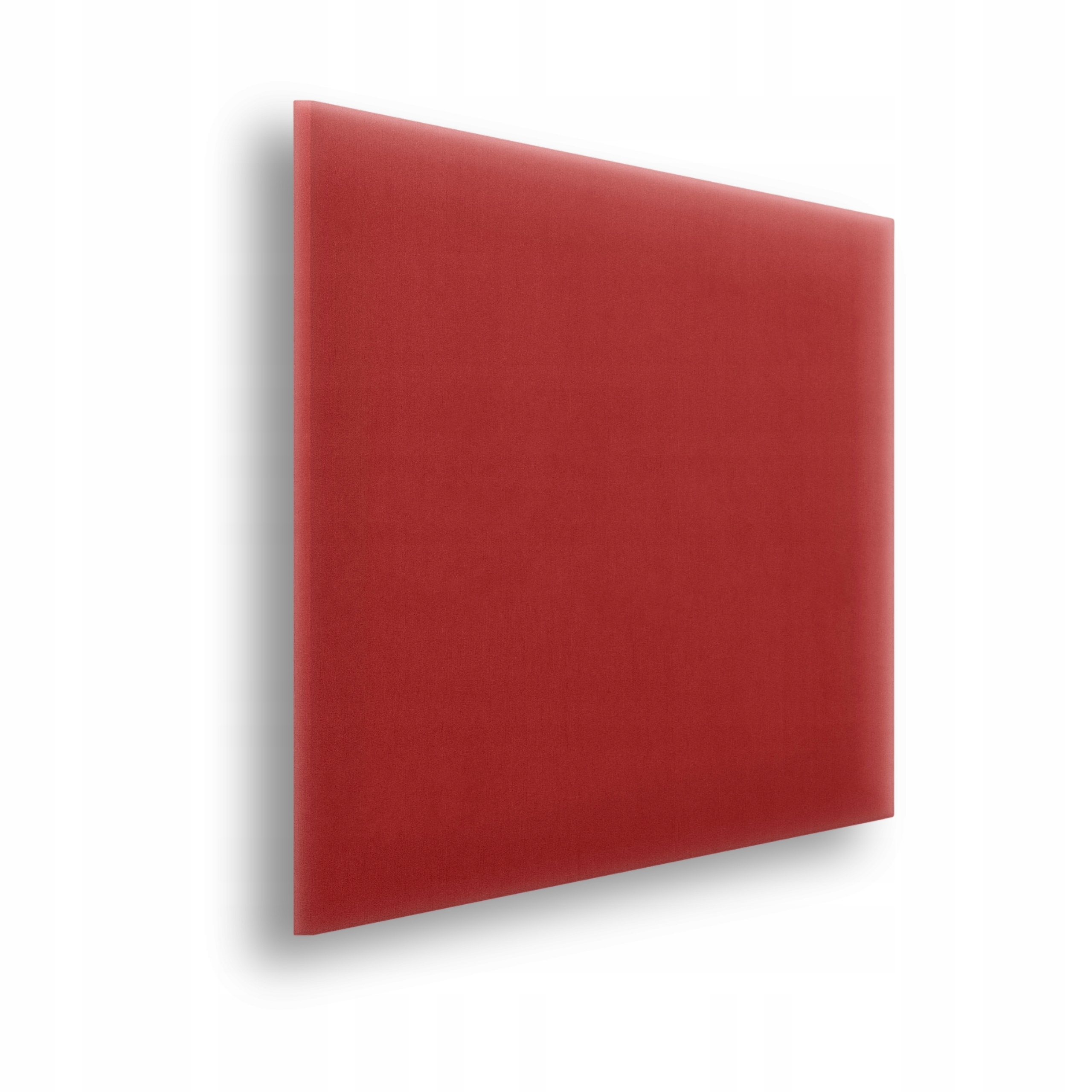 PANELE ŚCIENNE TAPICEROWANE MAGIC VELVET KWADRAT Czerwony 30x30 cm