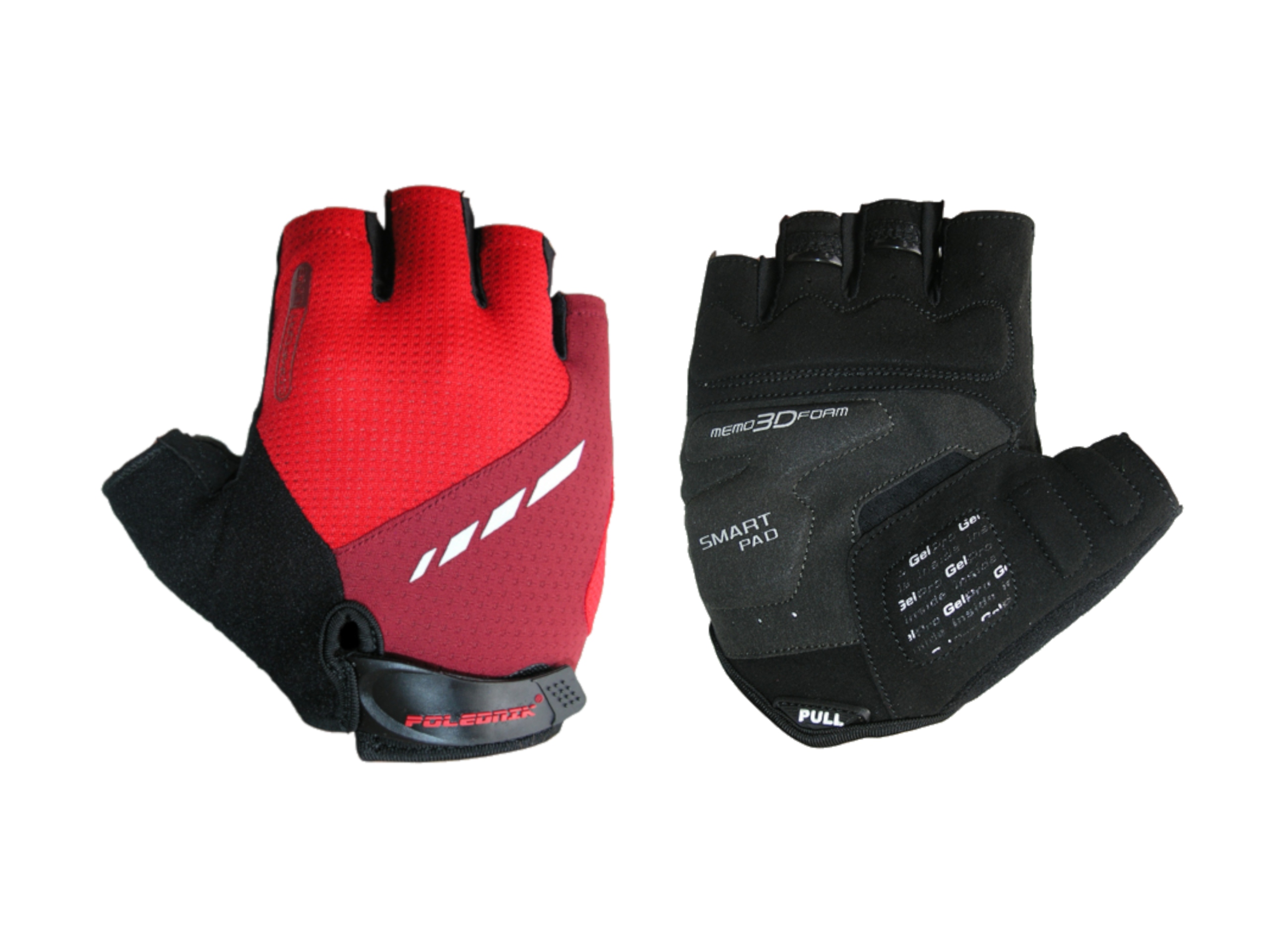 Rękawiczki rękawice rowerowe męskie żelowe bez palców krótkie Polednik M