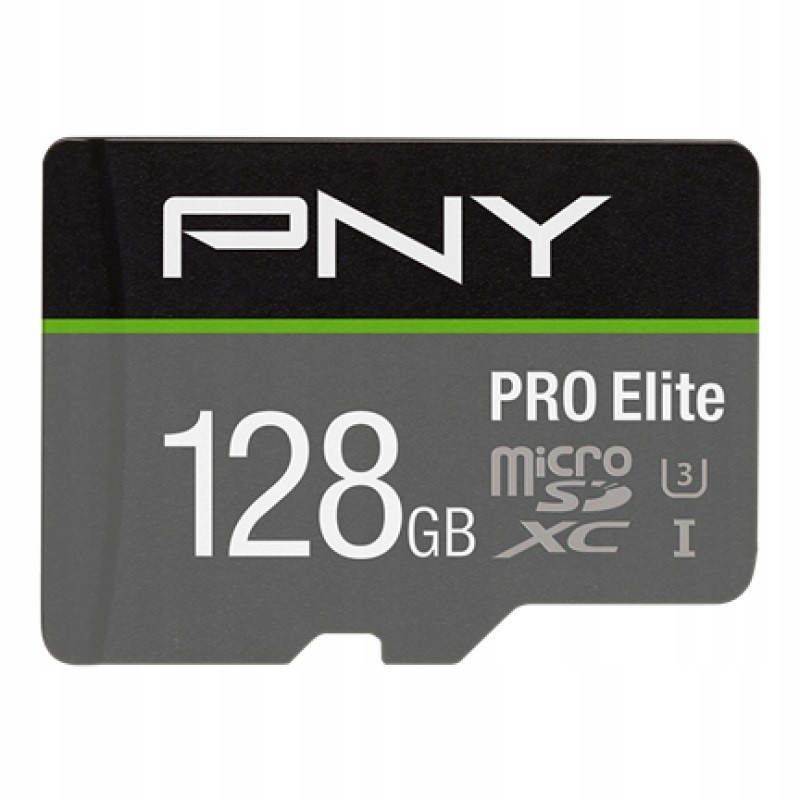 Karta Pny Pro Elite microSDXC 128GB z adapterem Sd, wysoka prędkość