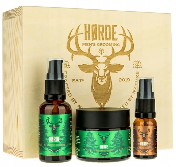 Horde Dárková Sada pro vousy Lumberjack Balzámový olej jako Dárek