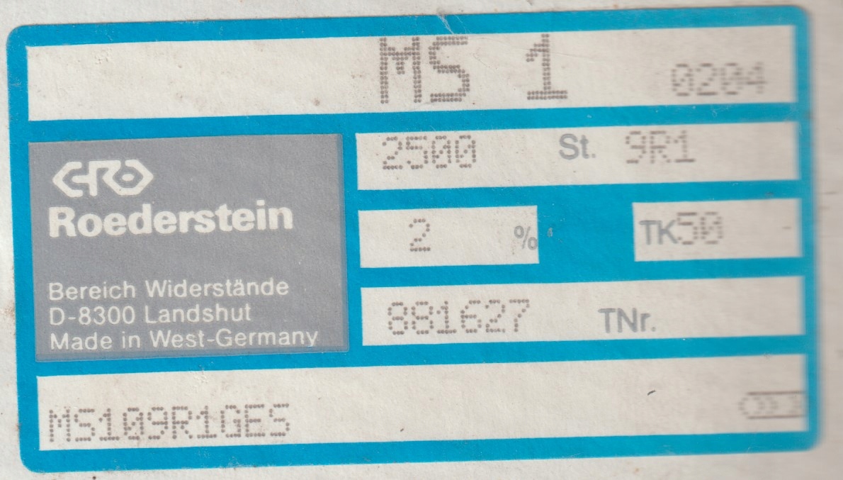 [100szt] 9R1 2% 50ppm rezystor Smd minimelf MS1 Roederstein low noise