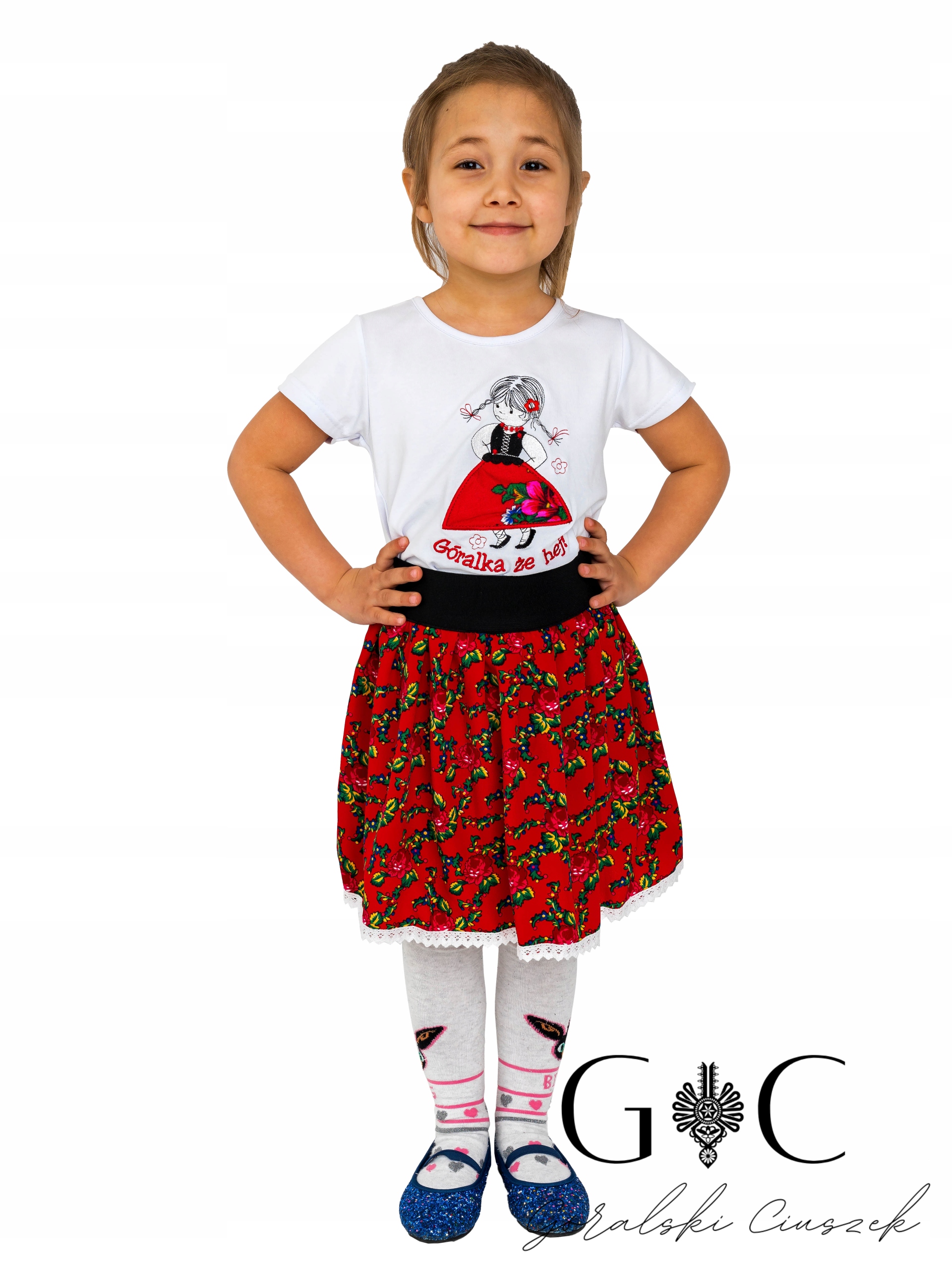 

Spódnica cleo góralska folkowa regionalna bawełna