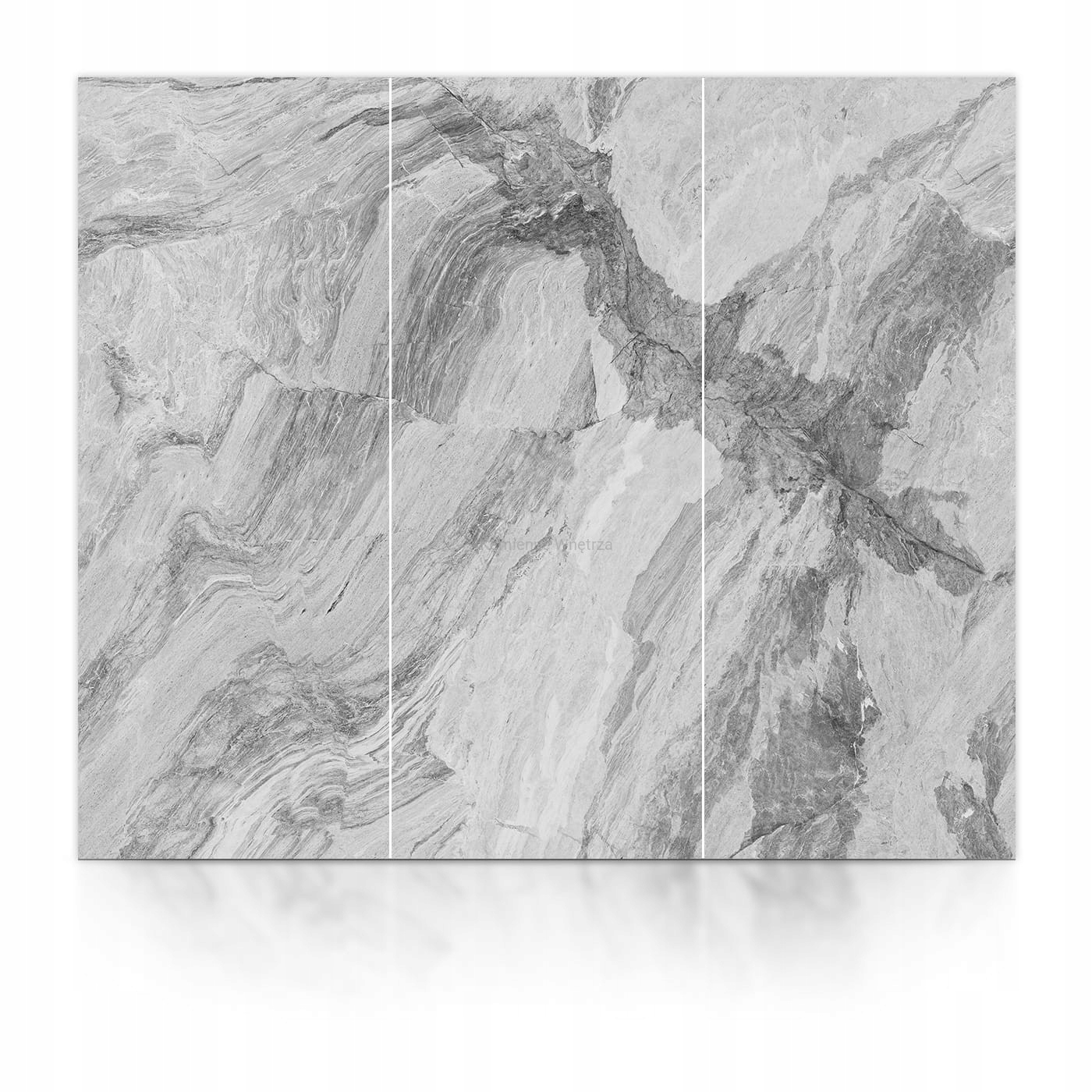 Płyta Węglowa Panel Wpc Grey Wave 280x112x0,5cm Błyszcząca Premium