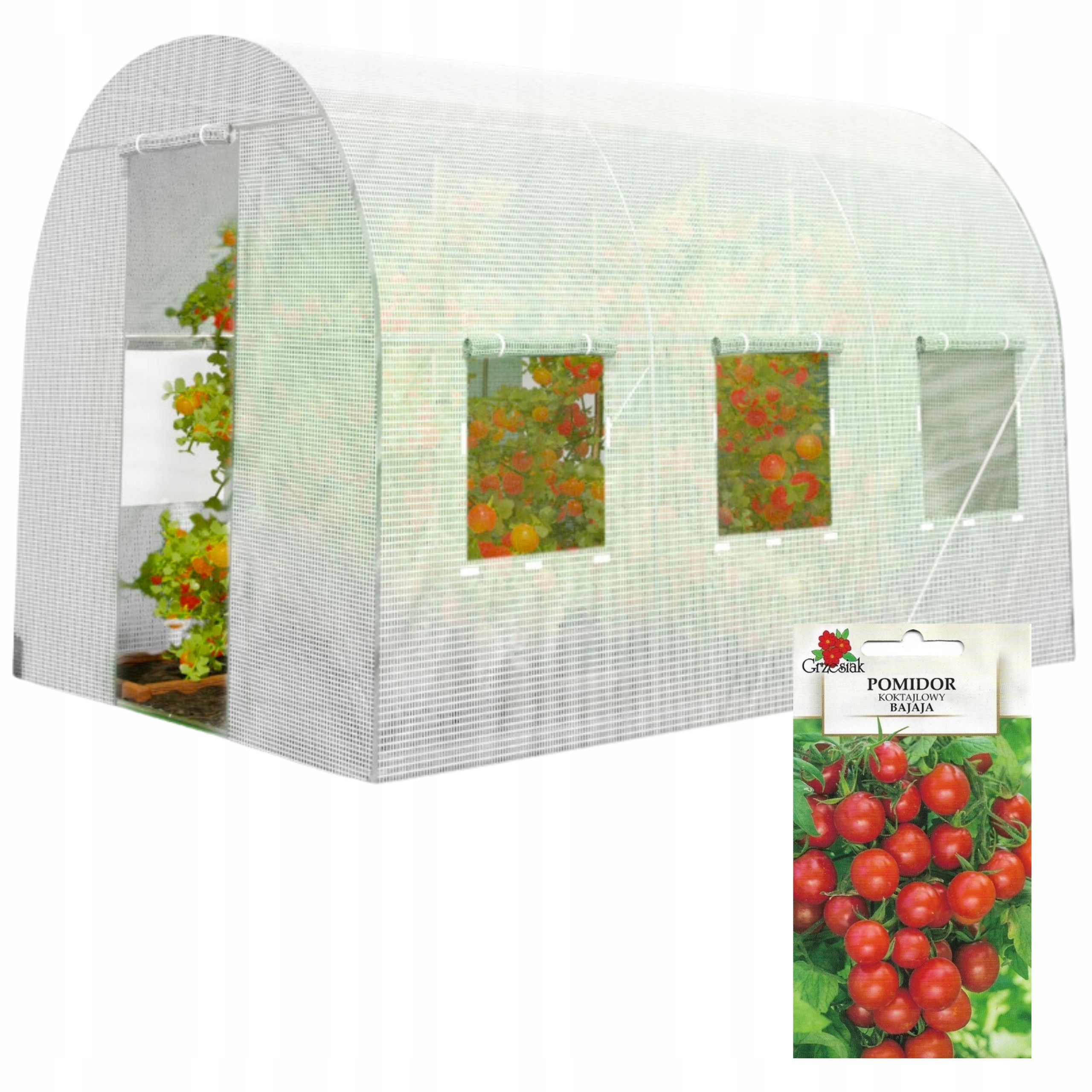 

Tunel Foliowy Ogrodowy Szklarnia Foliowa 2x3 6m2